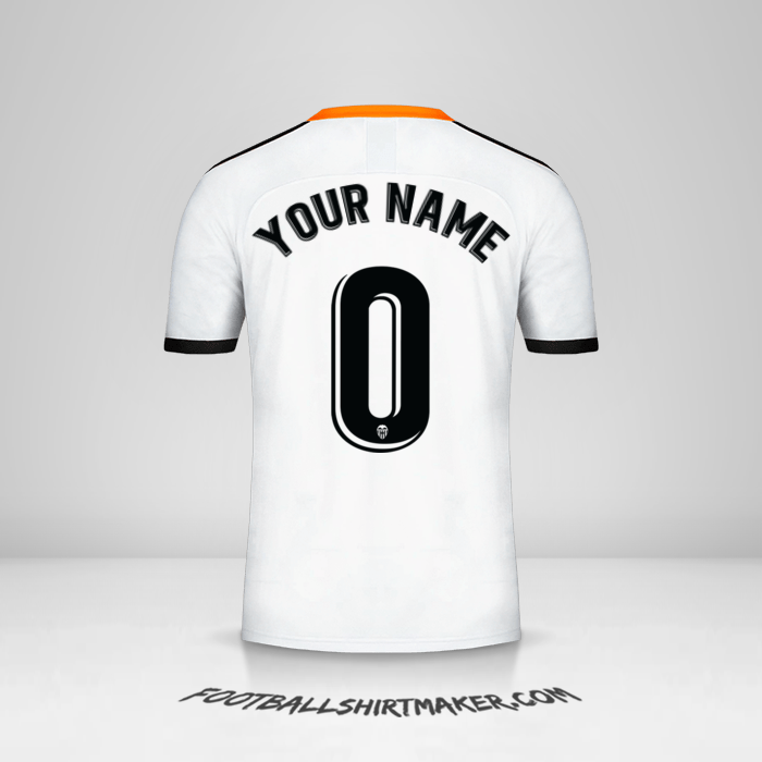 Shirt Valencia CF 2019/20 -  your name - 0