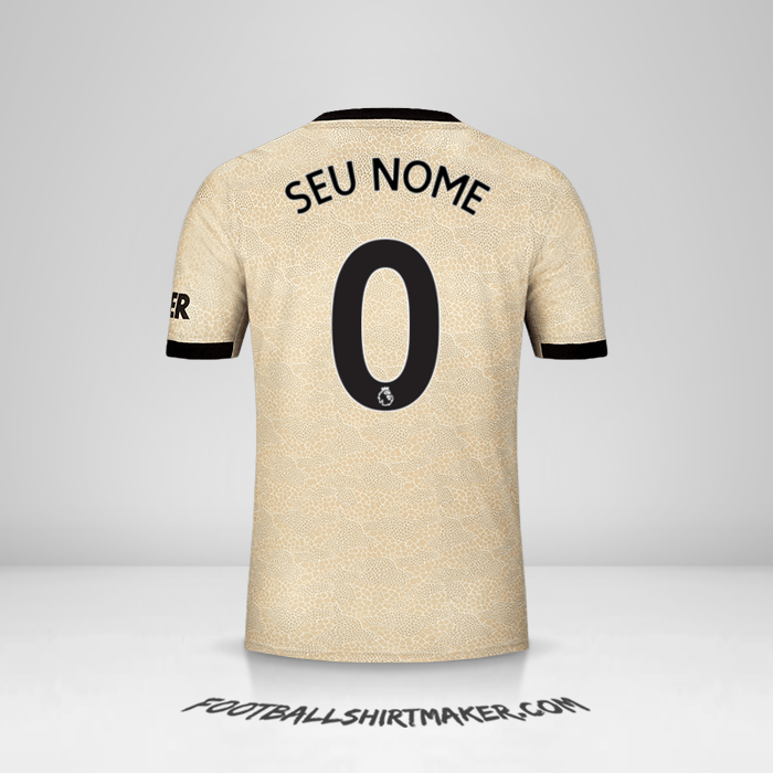 Camisa Manchester United 2019/20 II -  seu nome - 0