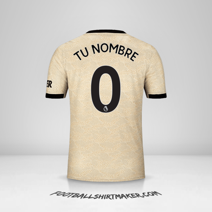 Camiseta Manchester United 2019/20 II -  tu nombre - 0