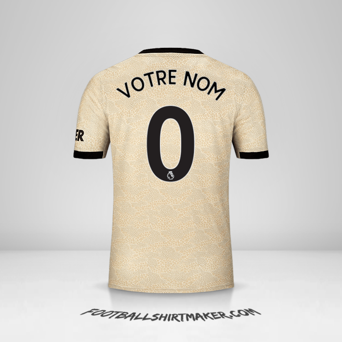 Maillot Manchester United 2019/20 II -  votre nom - 0