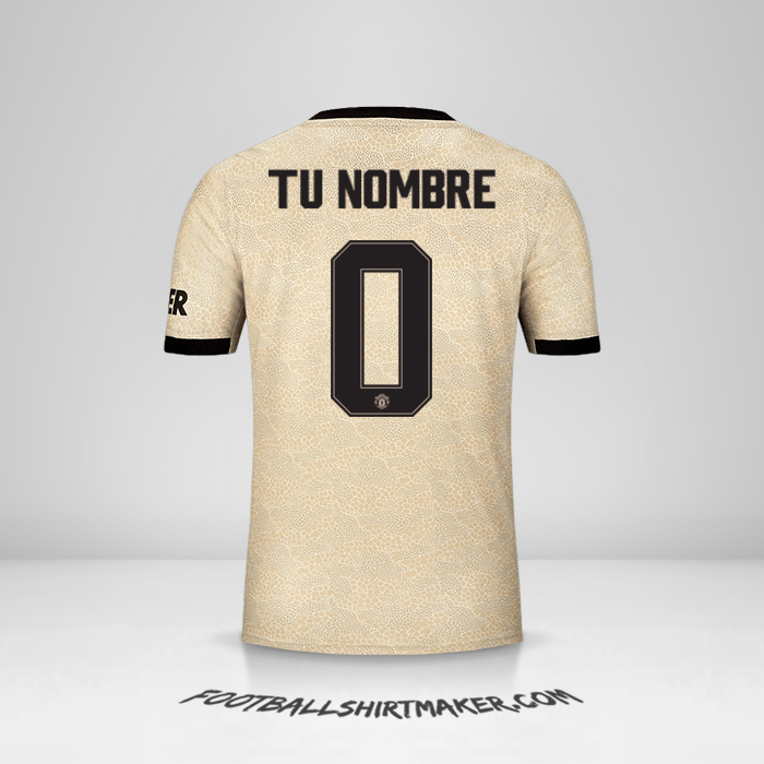 Camiseta Manchester United Cup 2019/20 II -  tu nombre - 0