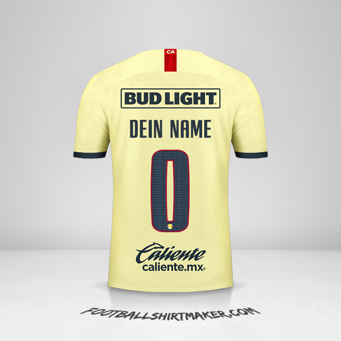 Trikot Club America 2019/20 -  dein name - 0