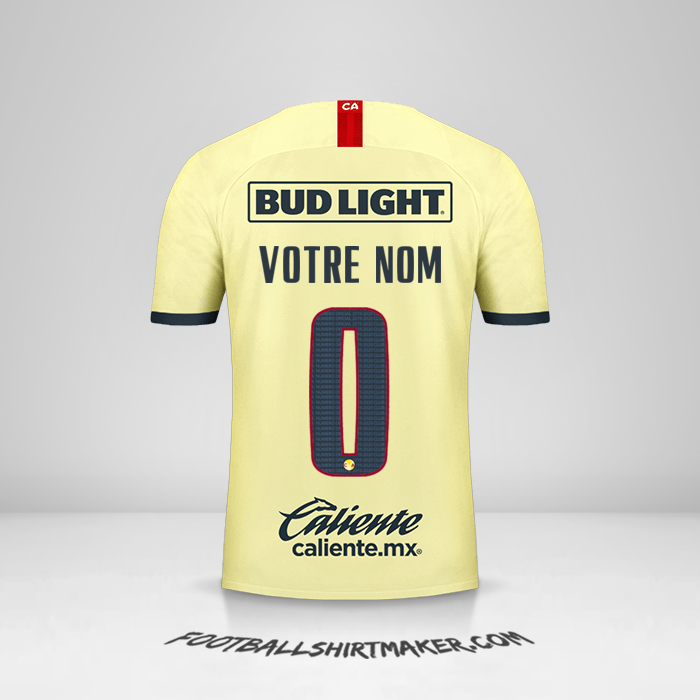 Maillot Club America 2019/20 -  votre nom - 0