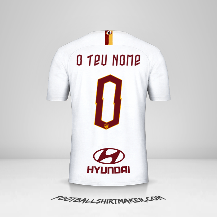 Camisola AS Roma 2019/20 II -  o teu nome - 0