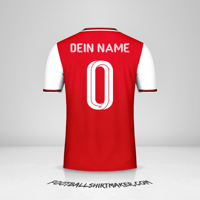 Trikot Arsenal 2019/20 Cup -  dein name - 0