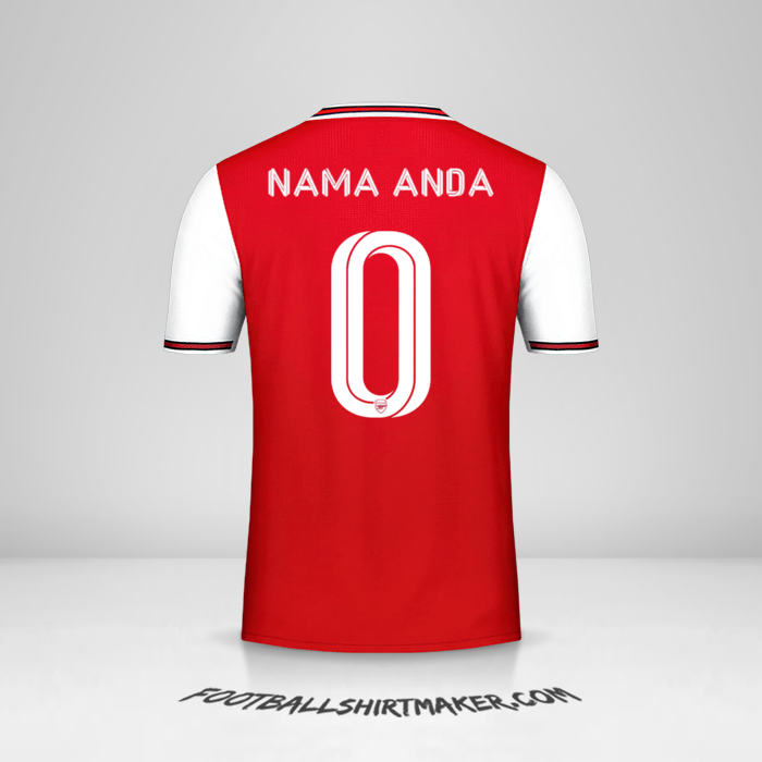 Jersey Arsenal 2019/20 Cup -  nama anda - 0