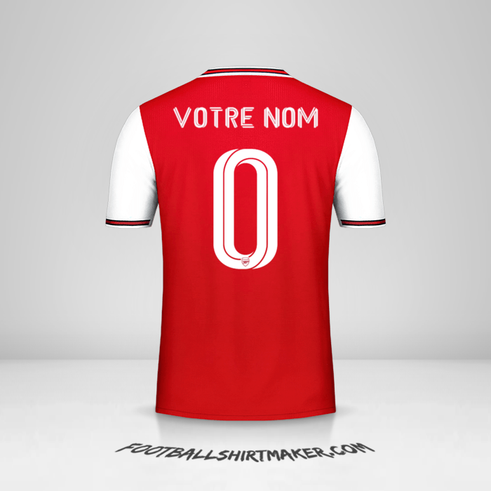 Maillot Arsenal Cup 2019/20 -  votre nom - 0