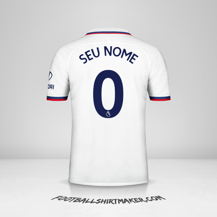 Camisa Chelsea 2019/20 II -  seu nome - 0