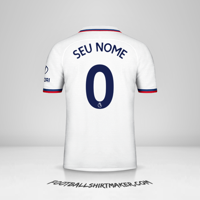 Camisa Chelsea 2019/20 II -  seu nome - 0