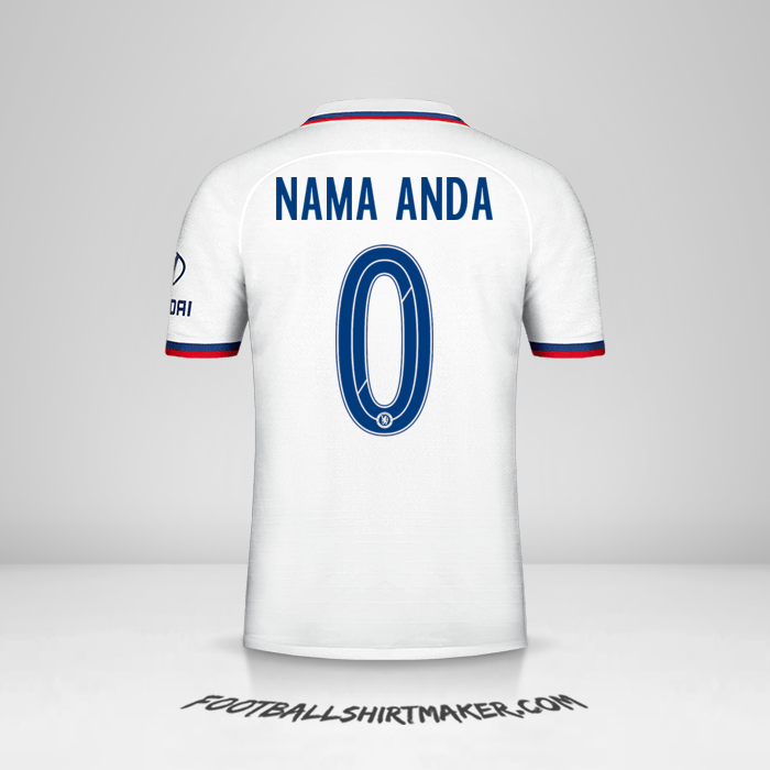 Jersey Chelsea Cup 2019/20 II -  nama anda - 0