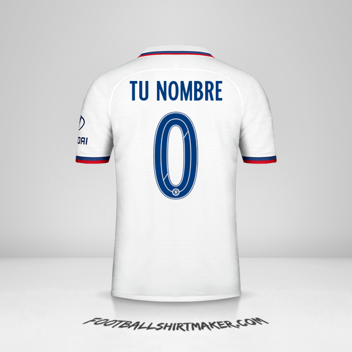 Camiseta Chelsea Cup 2019/20 II -  tu nombre - 0