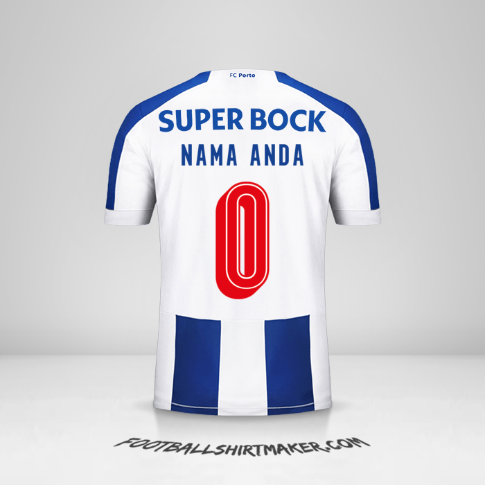 Jersey FC Porto Cup 2019/20 -  nama anda - 0