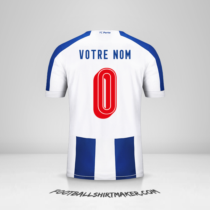 Maillot FC Porto UCL 2019/20 -  votre nom - 0