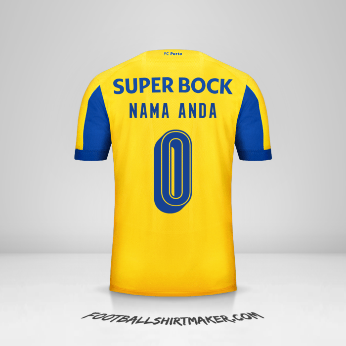 Jersey FC Porto Cup 2019/20 II -  nama anda - 0