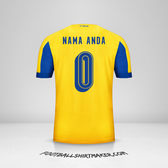 Jersey FC Porto UCL 2019/20 II -  nama anda - 0