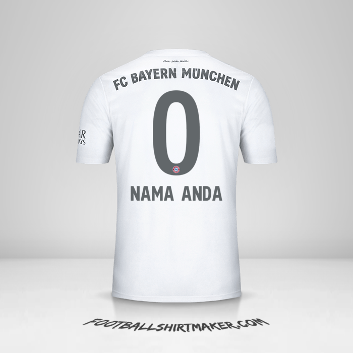 Jersey FC Bayern Munchen 2019/20 II -  nama anda - 0