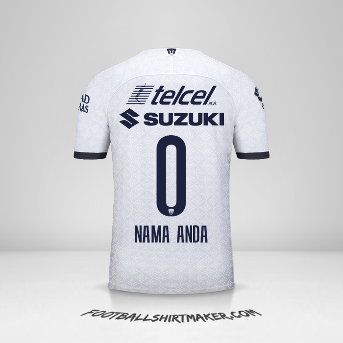 Jersey Pumas UNAM 2019/20 -  nama anda - 0