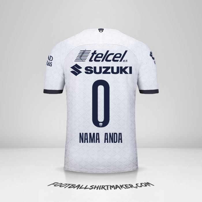 Jersey Pumas UNAM 2019/20 -  nama anda - 0