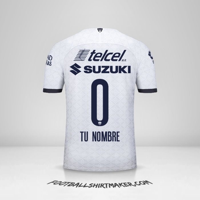 Camiseta Pumas UNAM 2019/20 -  tu nombre - 0