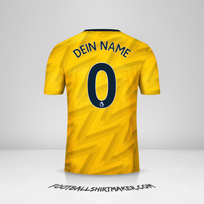 Trikot Arsenal 2019/20 II -  dein name - 0