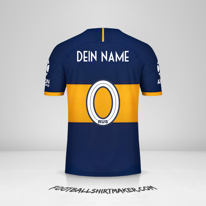 Trikot Boca Juniors 2019/20 -  dein name - 0