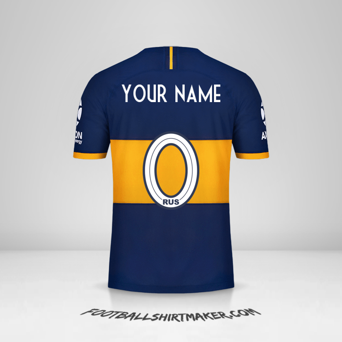 Jersey Boca Juniors 2019/20 -  your name - 0
