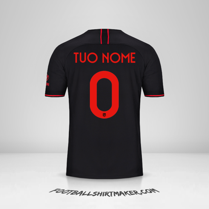 Maglia Atletico Madrid Cup 2019/20 II -  tuo nome - 0