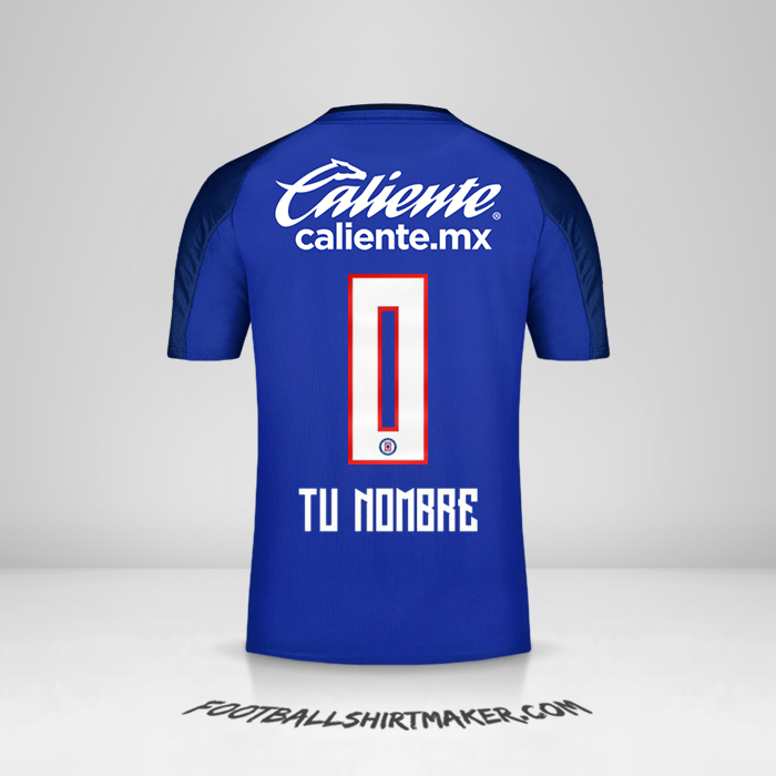 Camiseta Cruz Azul 2019/20 -  tu nombre - 0
