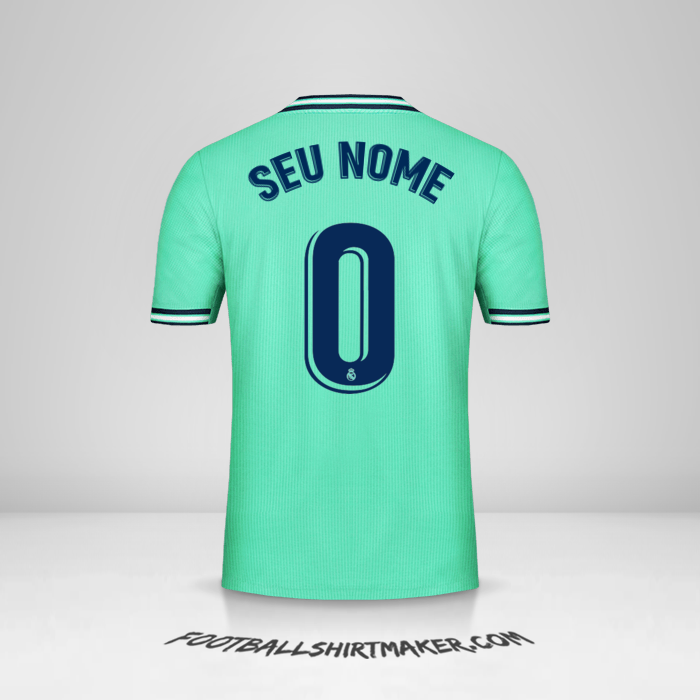 Camisa Real Madrid CF 2019/20 III -  seu nome - 0