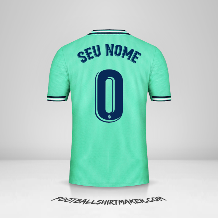 Camisa Real Madrid CF 2019/20 III -  seu nome - 0