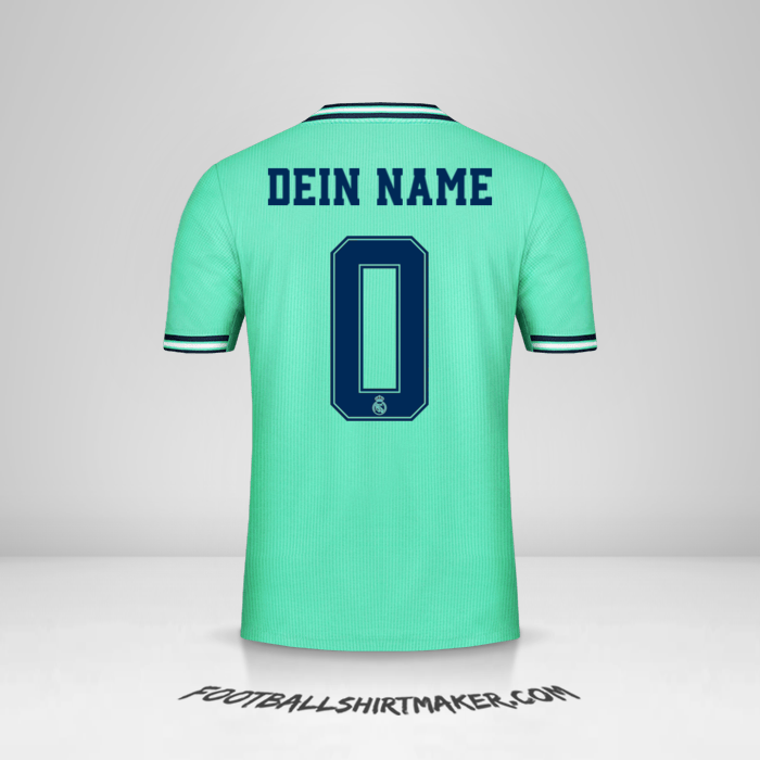 Trikot Real Madrid CF Cup 2019/20 III -  dein name - 0