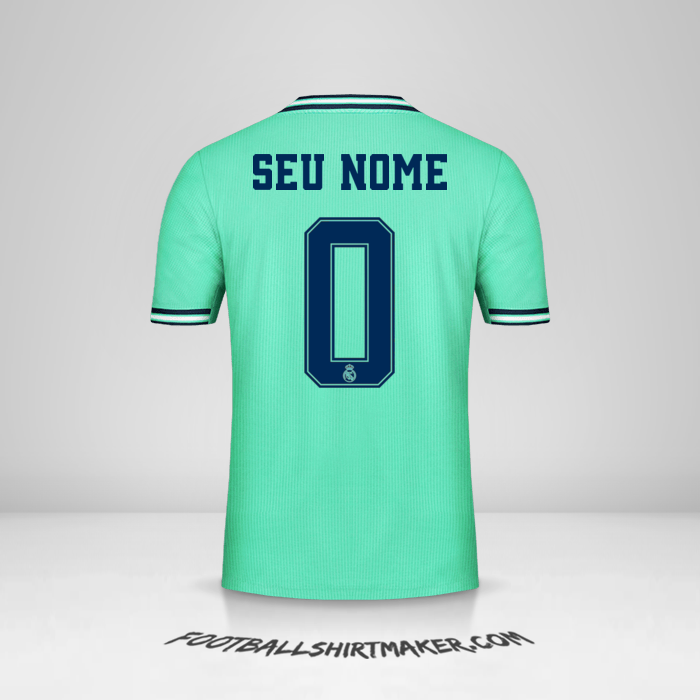 Camisa Real Madrid CF Cup 2019/20 III -  seu nome - 0