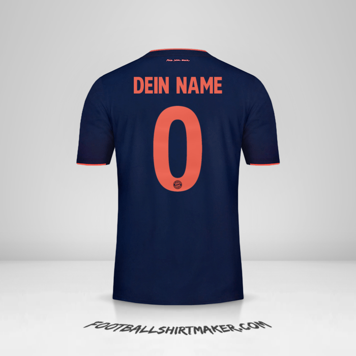 Trikot FC Bayern Munchen 2019/20 UCL -  dein name - 0