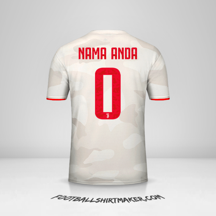 Jersey Juventus FC Cup 2019/20 II -  nama anda - 0