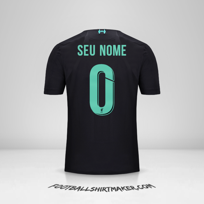 Camisa Liverpool FC 2019/20 Cup III -  seu nome - 0