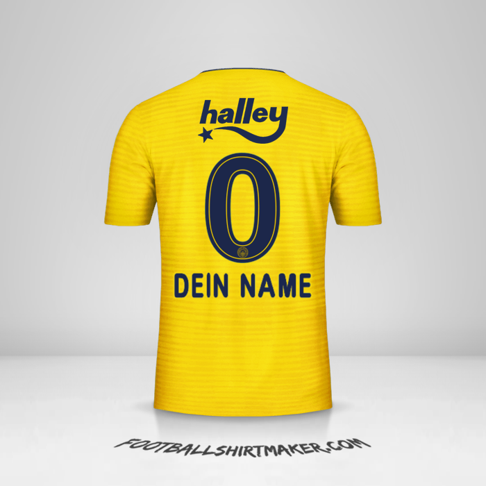 Trikot Fenerbahce SK 2019/20 II -  dein name - 0