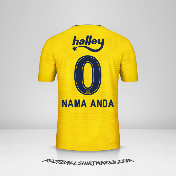Jersey Fenerbahce SK 2019/20 II -  nama anda - 0