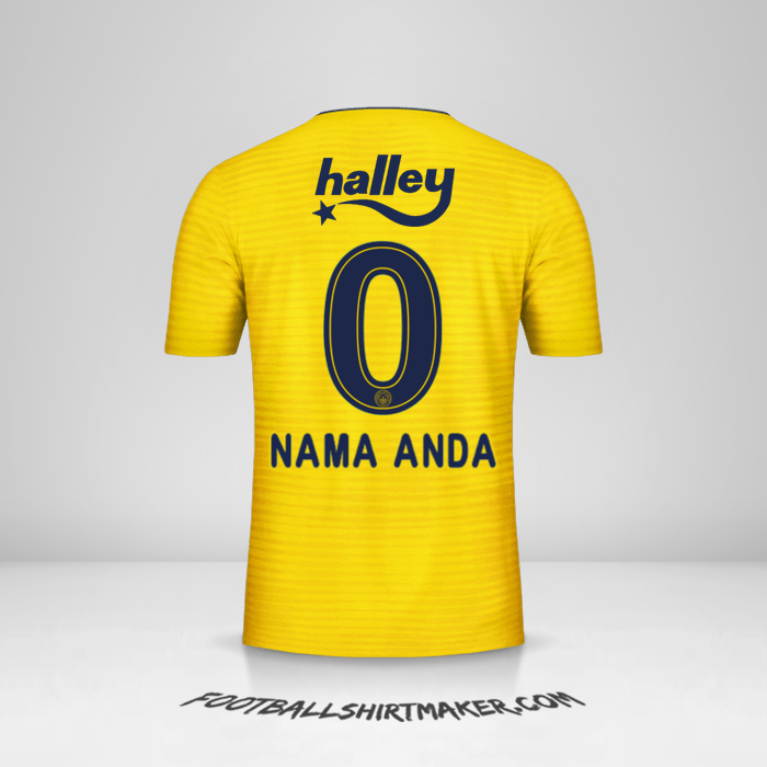 Jersey Fenerbahce SK 2019/20 II -  nama anda - 0