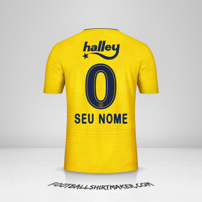 Camisa Fenerbahce SK 2019/20 II -  seu nome - 0