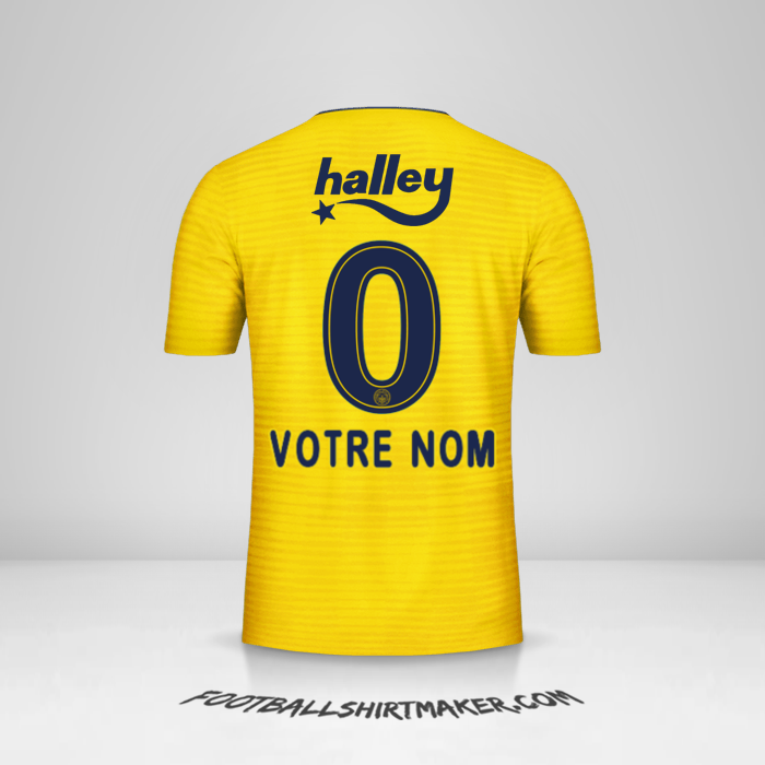 Maillot Fenerbahce SK 2019/20 II -  votre nom - 0
