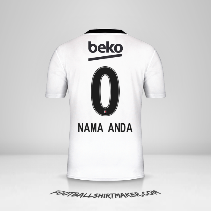 Jersey Besiktas JK 2019/20 -  nama anda - 0
