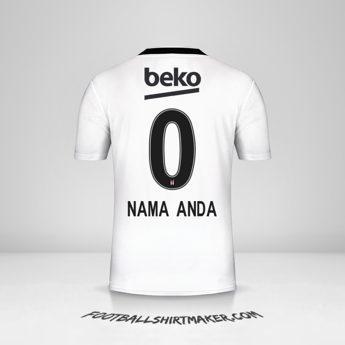 Jersey Besiktas JK 2019/20 -  nama anda - 0