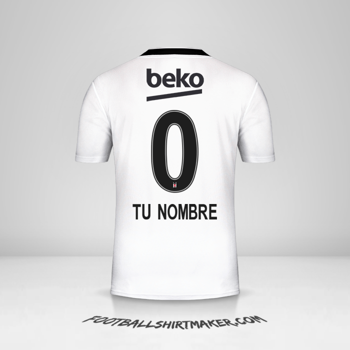 Camiseta Besiktas JK 2019/20 -  tu nombre - 0