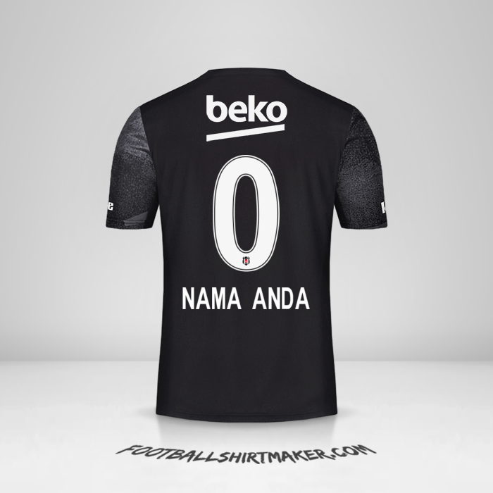 Jersey Besiktas JK 2019/20 II -  nama anda - 0