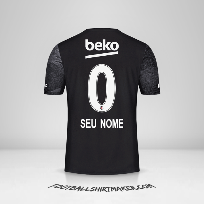 Camisa Besiktas JK 2019/20 II -  seu nome - 0