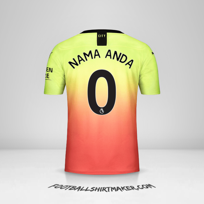 Jersey Manchester City 2019/20 III -  nama anda - 0