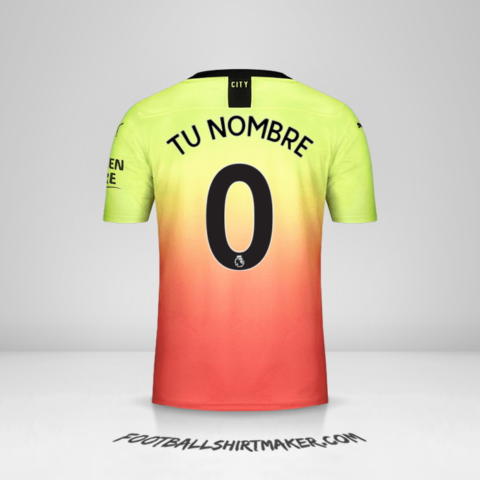 Camiseta Manchester City 2019/20 III -  tu nombre - 0