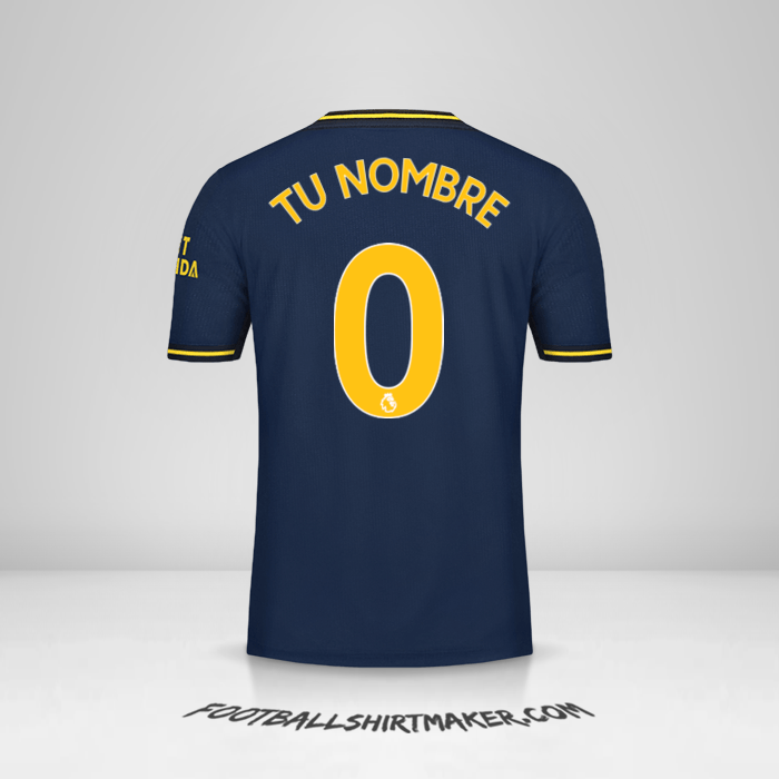 Camiseta Arsenal 2019/20 III -  tu nombre - 0