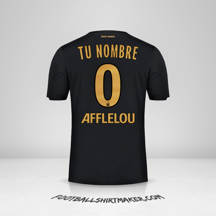 Jersey As Monaco 2019/20 II -  tu nombre - 0