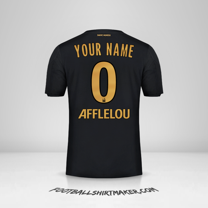 Shirt As Monaco 2019/20 II -  your name - 0